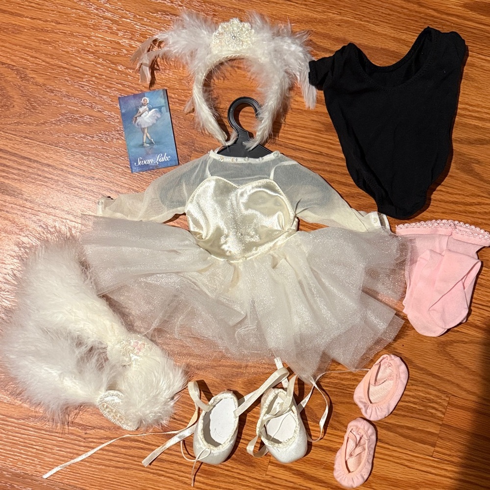 American Girl Swan Ballet Costume Set